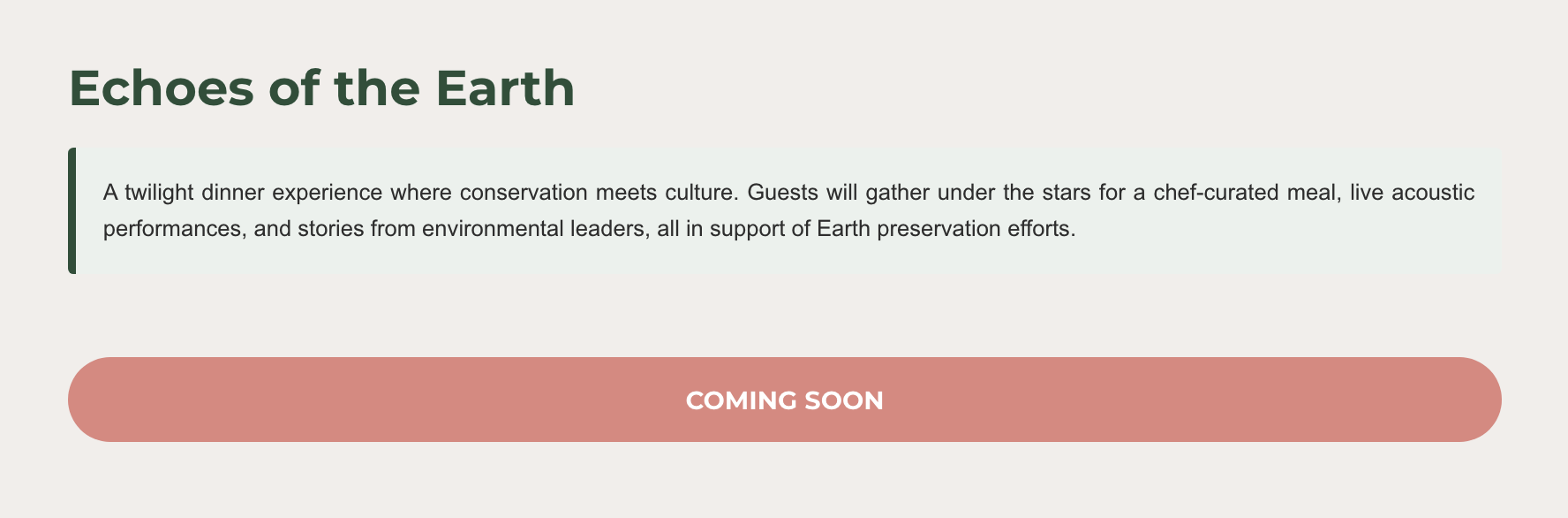 Sales Not Started Message